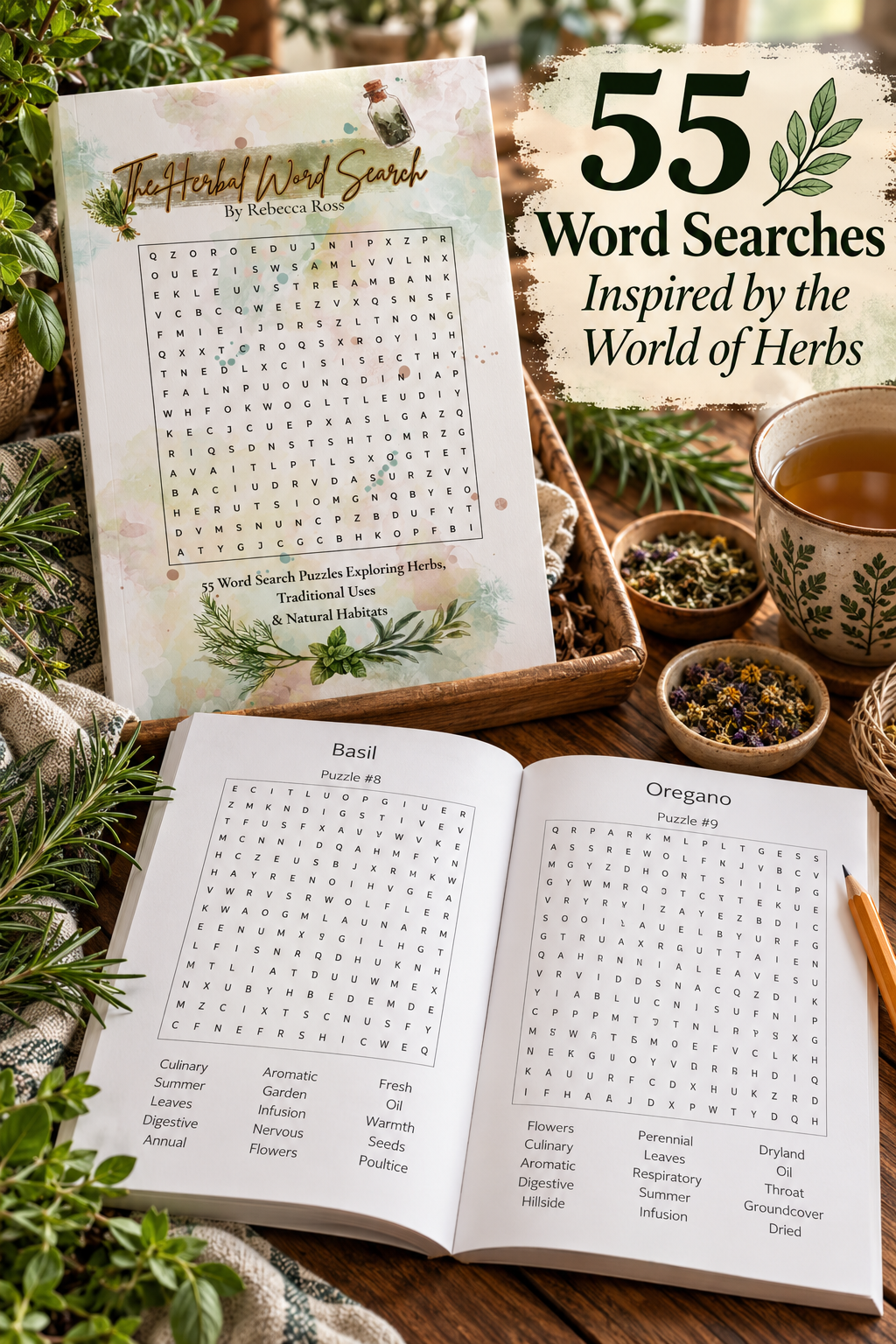 The Herbal Word Search inside pages
