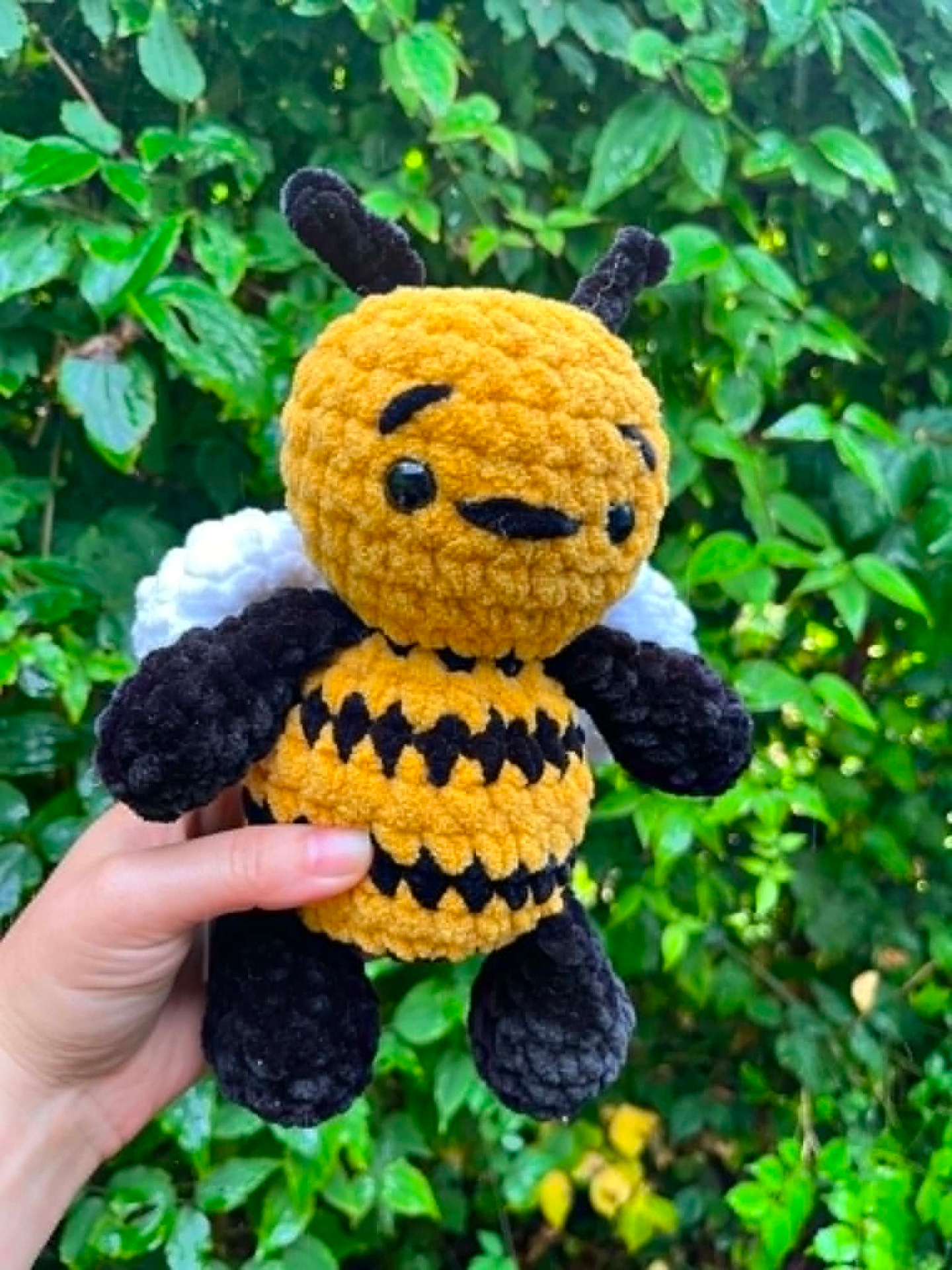 Handmade crochet Bumblebee