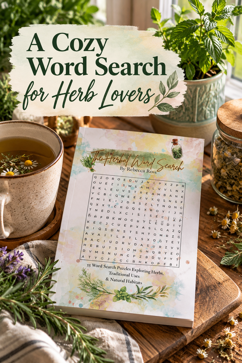 The Herbal Word Search puzzle book