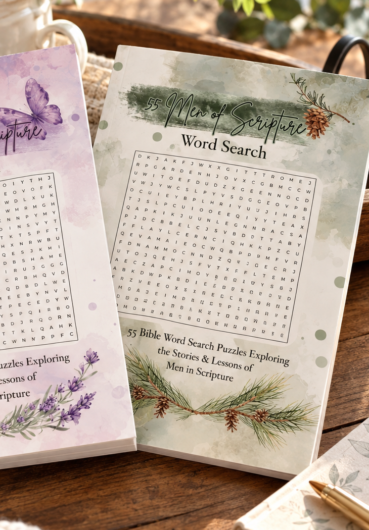 55 Men of Scripture puzzle book